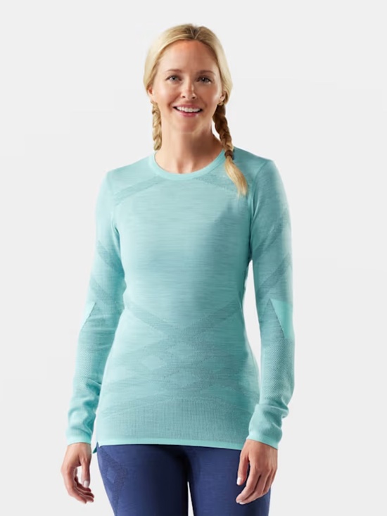 Smartwool Tops - Smartwool Womens Intraknit Thermal Merino Base Layer Crew TEAL S